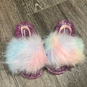 Tucker + Tate Faux Fur Slides